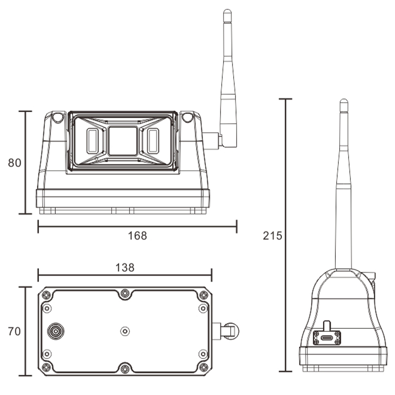 1080P Mobile Wireless Vehicle Surveillance System