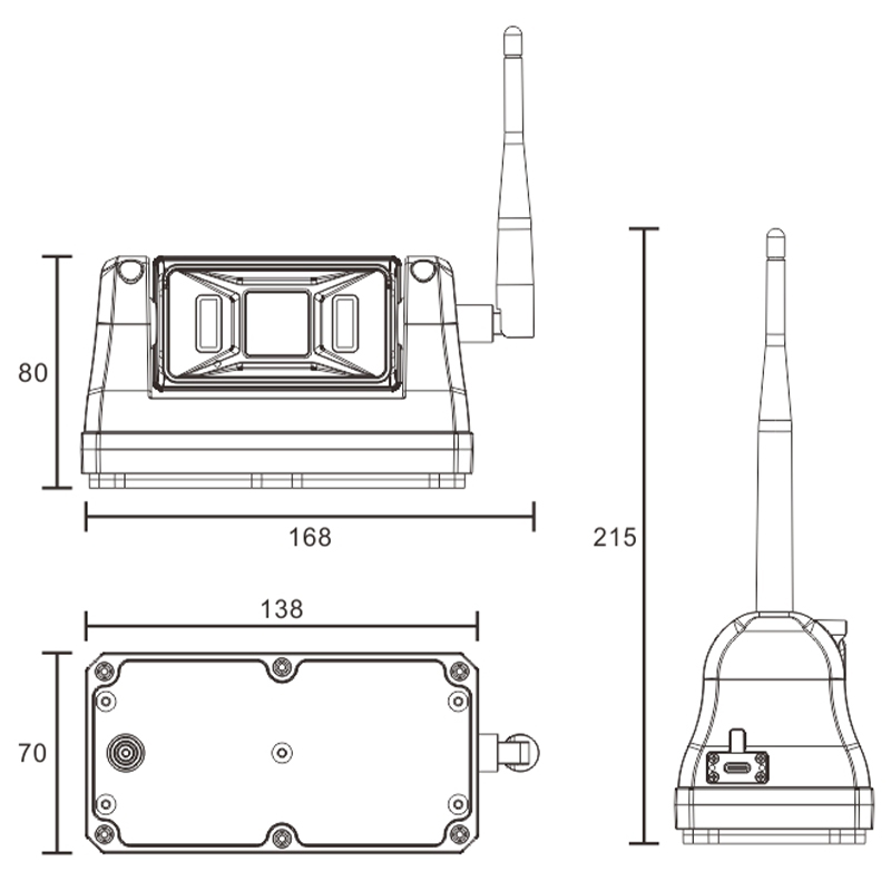 Laser Positioning Integrated Forklift Wireless Vehicle Monitoring System